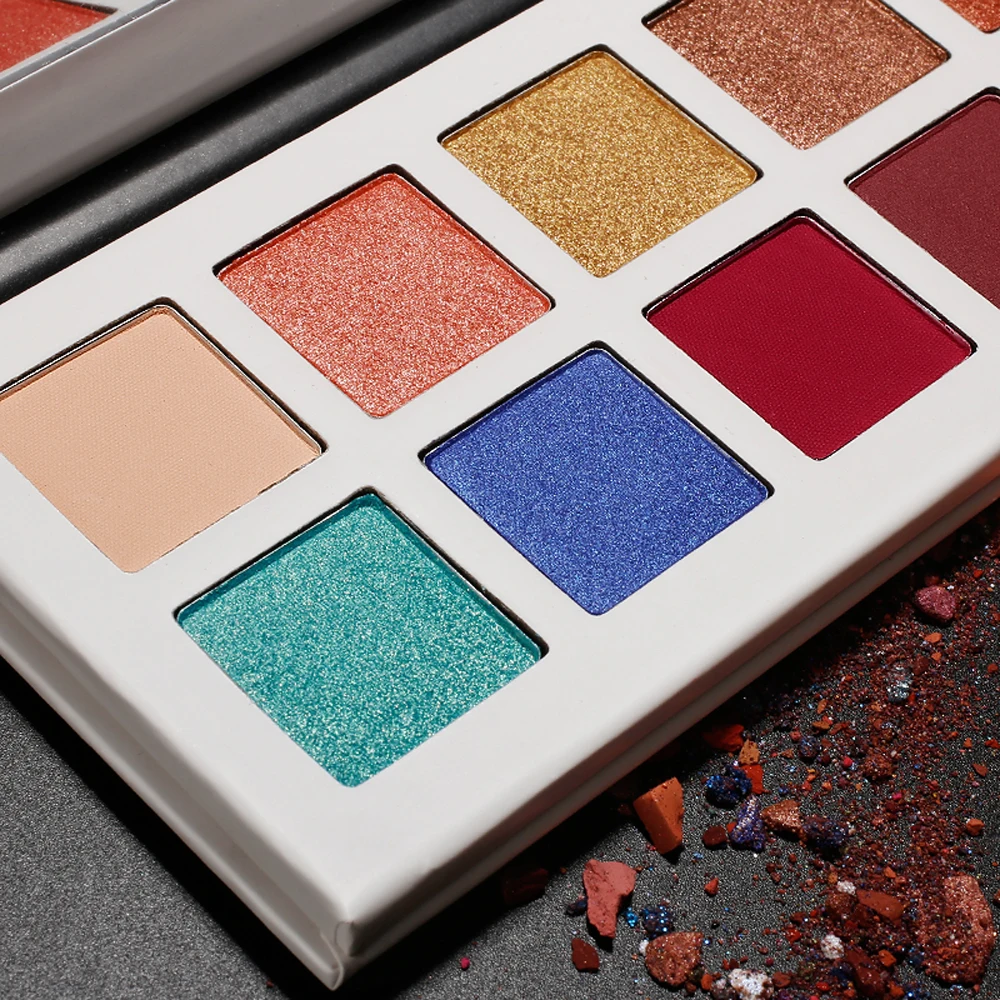 OEM Private Label christmas eyeshadow color for brown eyes hypoallergenic makeup vegan cosmetics no logo custom