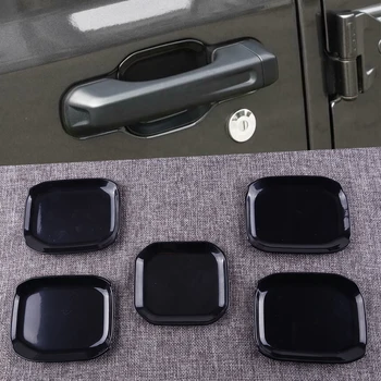 

CITALL 5pcs Car ABS Glossy Black Exterior Door Handle Bowl Cover Cup Trim fit for Jeep Wrangler JL 2018 2019 4-Door