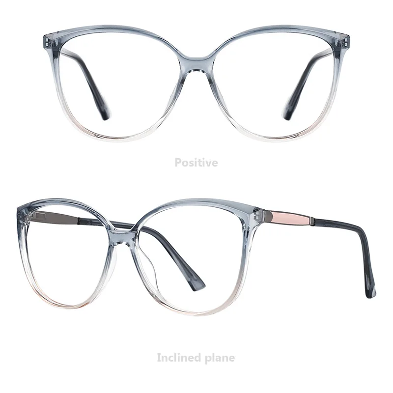 best blue light blocking glasses 53088 For Lady Sexy Oversized Cat Eye Glasses Frames Women Fashion Computer Eyeglasses glasses to protect eyes from screen