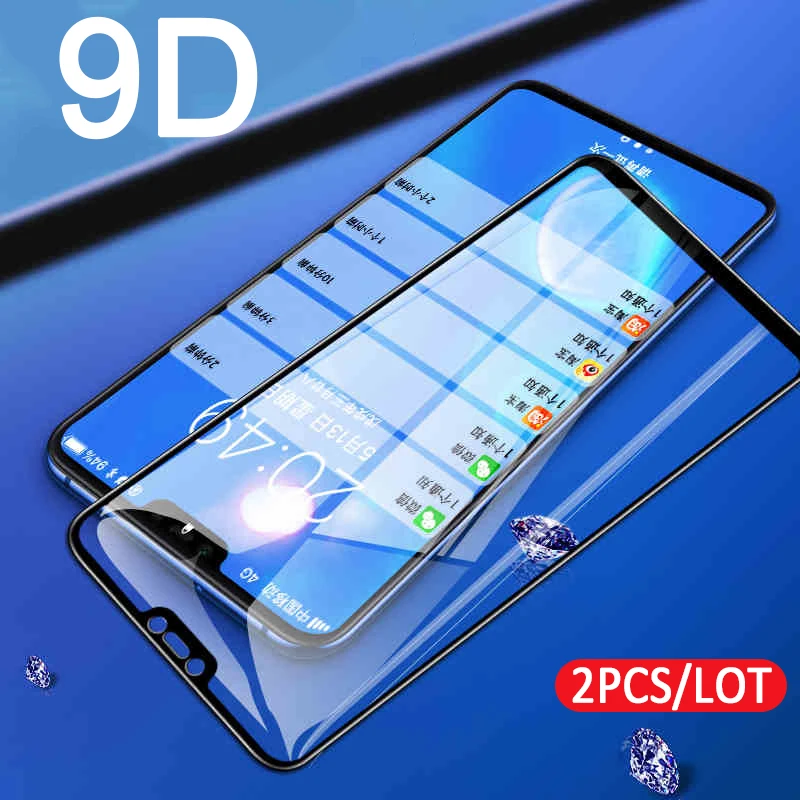 Защитное стекло 9d для xiaomi mi 8 lite Защита экрана пленка из закаленного стекла полное