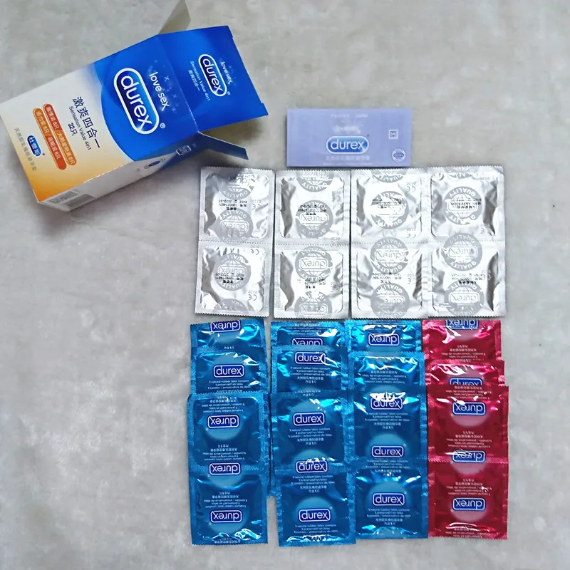 Durex 32 шт./упак. ощущение значение 4in1 ультра тонкое сексуальное нижнее