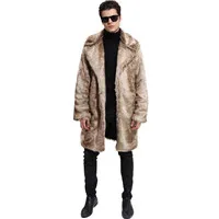 LANSHIFEI, Меховая куртка из горной кожи, мужские пальто, 5XL, брендовая Высококачественная верхняя одежда из искусственного меха, мужская деловая зимняя куртка из искусственного меха