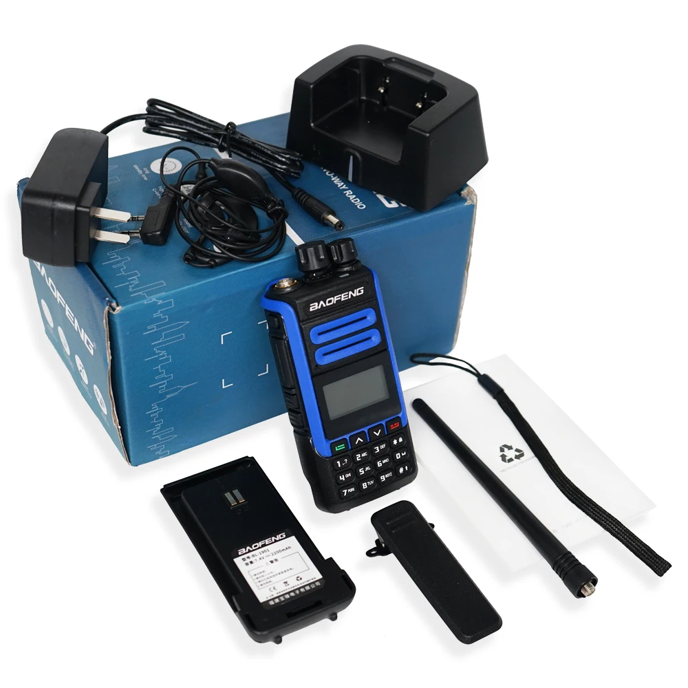 Реальная портативная рация 10 Вт Baofeng BF H7 Walkie Talkie Poweful Ham CB радио 2200 мАч