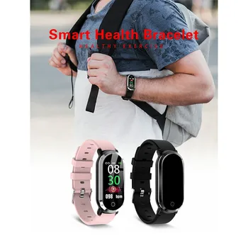 

EPULA Fitness Tracker Smart Watch 0.9 inc Bluetooth low energy remote control camera vibration watch heart rate monitoring watch