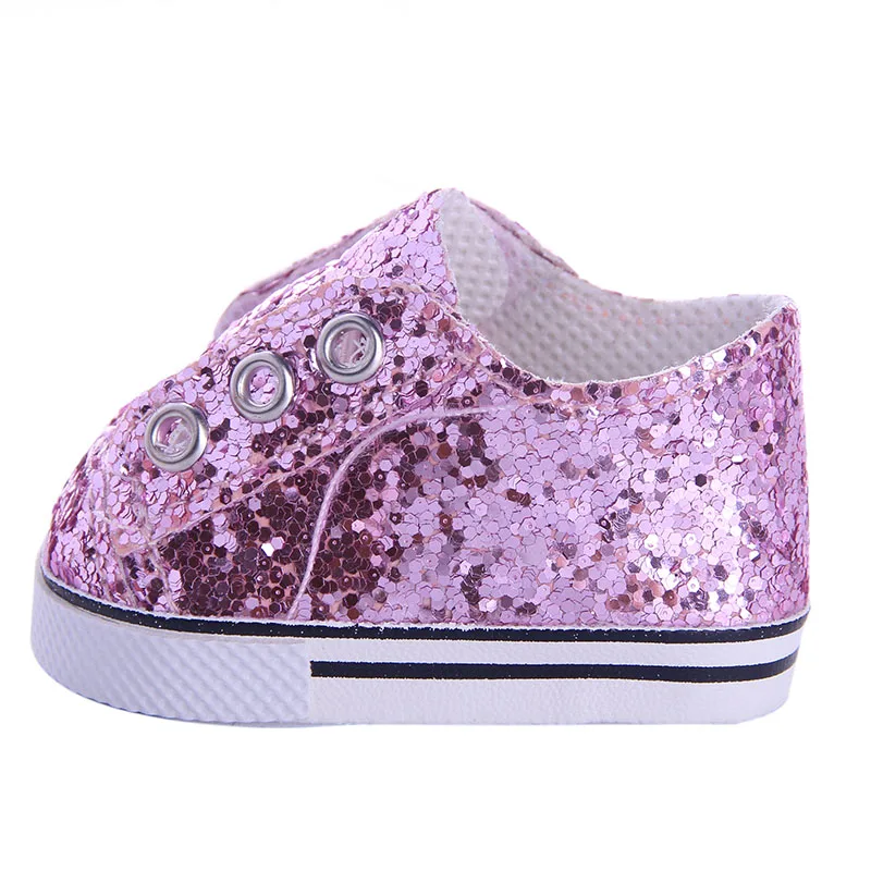 Doll Shoes For 43 cm Born Baby Clothes Items Accessories & 18 Inch American Doll Girl Toy & Nenuco Gift 7 cm