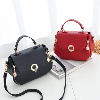 

Aosbos Small Women Handbags Soft PU Leather Crossbody Bags Large Capacity Messenger Bag Female Designer Solid Flap Shoulder Bag