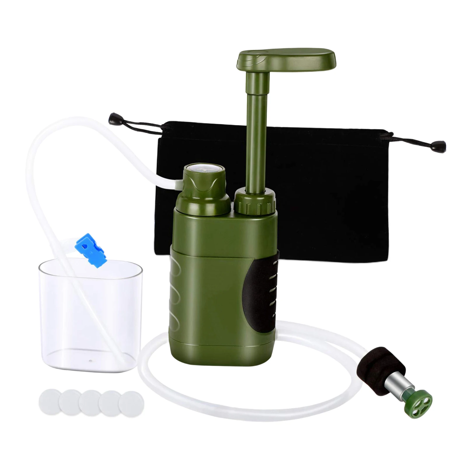 Outdoor Survival Water Filter Purifier Filtration Emergency Camping Hiking