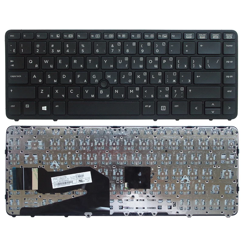 Russian-Replacement-Keyboard-For-HP-Elitebook-840-G1-G2-850-G2-RU-No-backlight