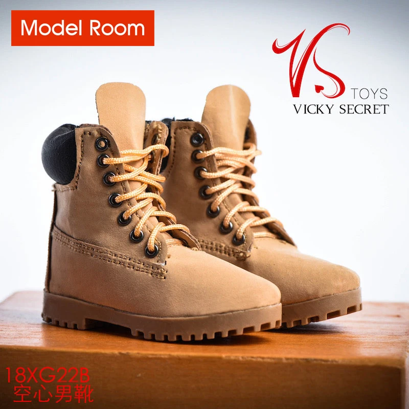 In-stock 1/6 Scale VSTOYS 18XG022 Male Working Boots Hollow 