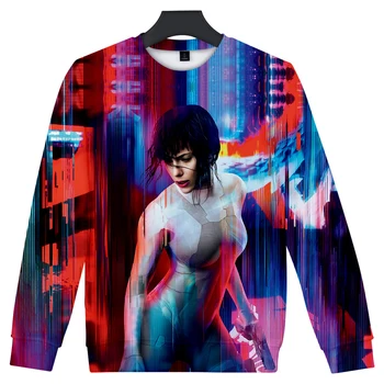 

2020 Anime Ghost in the Shell SAC_2045 kusanagi motoko 3D print Round neck sweatshirt Men/Women Casual Harajuku O-neck Clothes