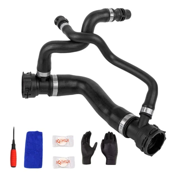

New Radiator Cooling Upper Hose with Tool Kit Fit for BMW E60 E61 5-Series 525I 528I 530I 17127546064
