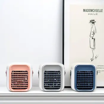 

Air Cooler Fan Air Conditioner Humidifier Handheld Misting Cooling Fan Mini USB Portable Desk Table Air Cooling Fan