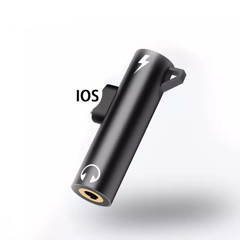 Для Lightning-3,5 мм разъем для наушников Aux аудио адаптер для iPhone X 7 8 Plus OTG адаптер конвертер сплиттер поддержка системы IOS