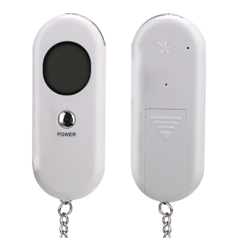 Breathalyser Alcohol Tester Detection Device Keychain Breath Analyzer Detector Test LCD Backlight Kit Motorcycle Car Accessories