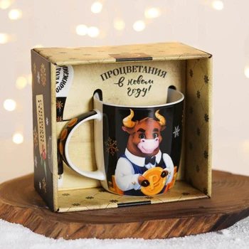

Set of "Money Year", mug 350 ml, spoon 4820334