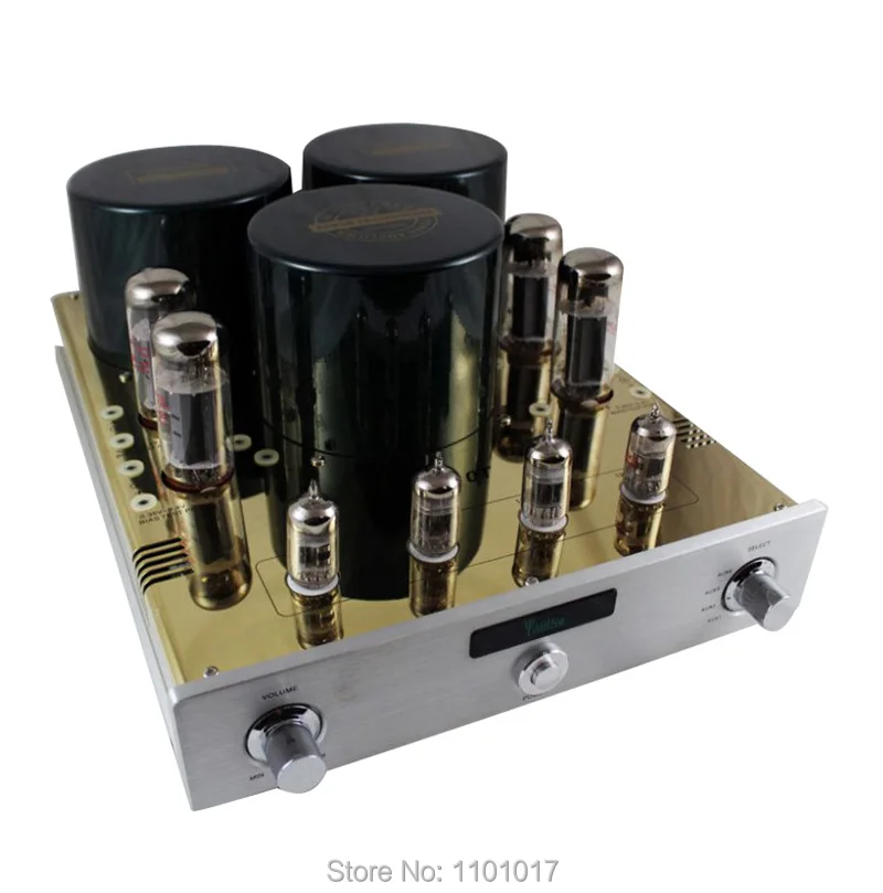 YAQIN вакуумный ламповый усилитель EL34 интегрированный Hi Fi с 12AX7|amplifier filter|amplifier