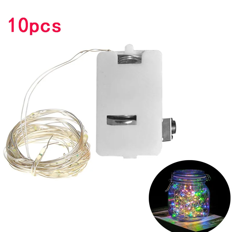 

1m Electronic String Light 3 Mode LED DIY Festival Decor Lamp Christmas Lamp Multi Color Xmas DIY String Atmosphere Lighting