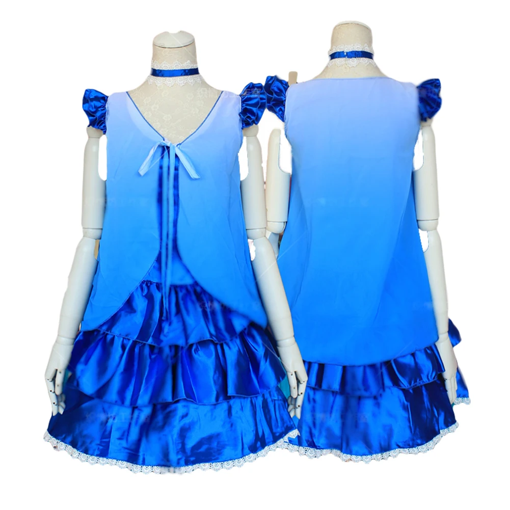 Brdwn Lovelive женские сны; ворота Нико Ядзава Маки нишикино ханао Коидзуми косплей костюм Голубое газовое платье