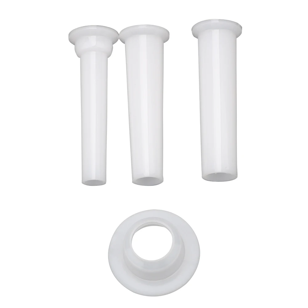 Filling Meat Tubes Sausage Stuffer Filling Tubes With Base 1set Meat Grinder Funnels Nozzles DIY Sausage Maker Funnel Sausage Maker