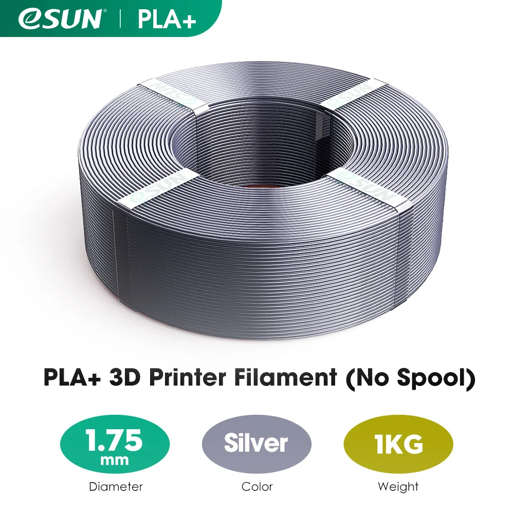 eSUN 3D Filament Reusable Spool Refill Transparent 3D Printing Removable Filament Spool For 1KG PLA PETG Spooless Refilament abs pla petg 3D Printing Materials