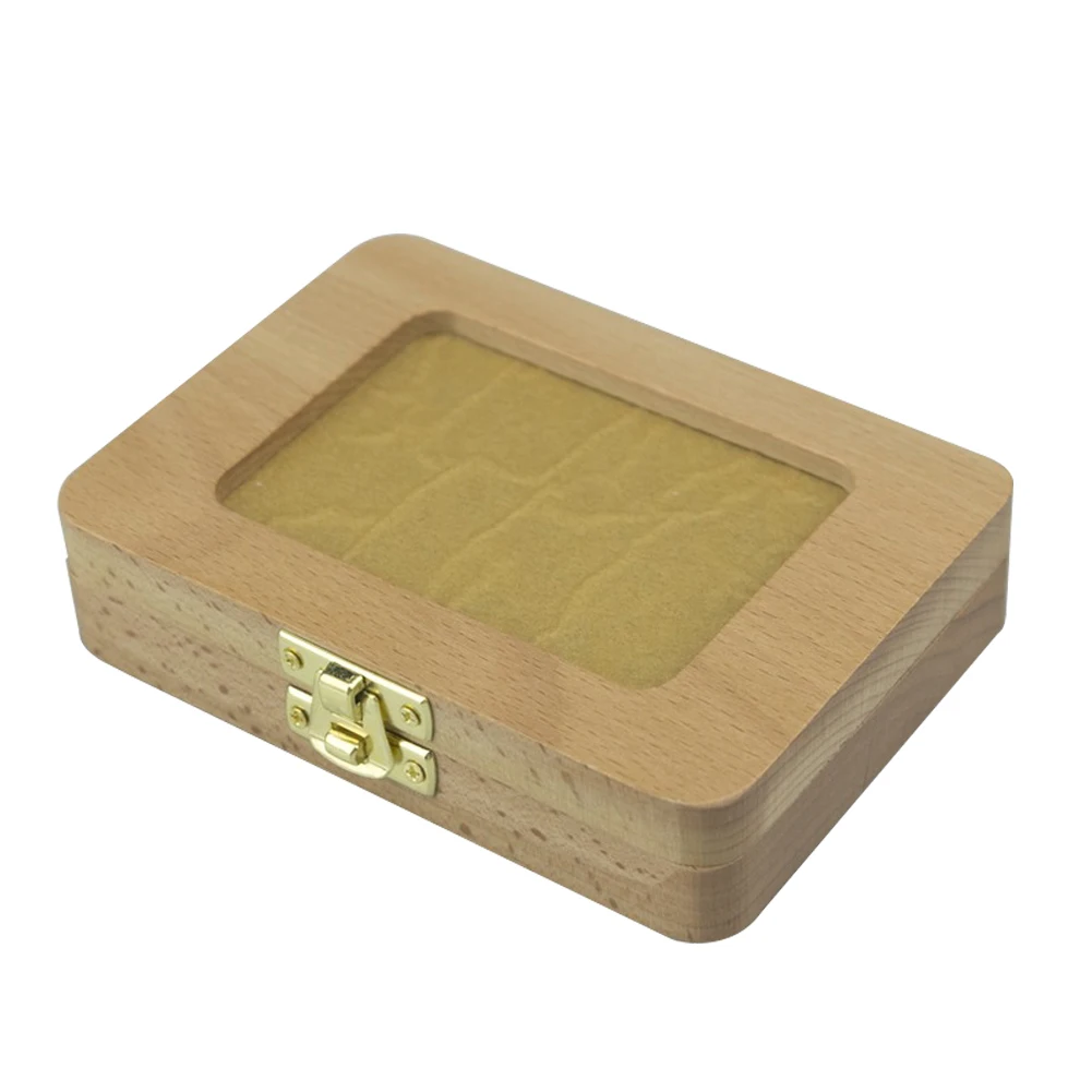 

Souvenirs Save Organizer Baby Teeth Box Tooth Gifts Storage Lanugo Kids For Boys Girls Durable Umbilical Wooden Portable Case