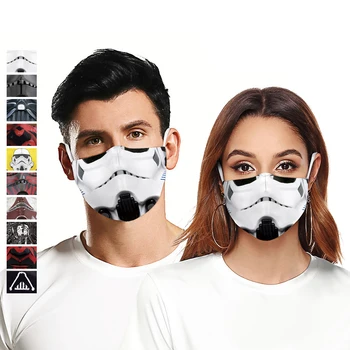 

10pcs/Bag Star Wars Face Mouth Mask Darth Vader Cosplay Accessories Star Hot Movie Masks Adult Dustproof Masks