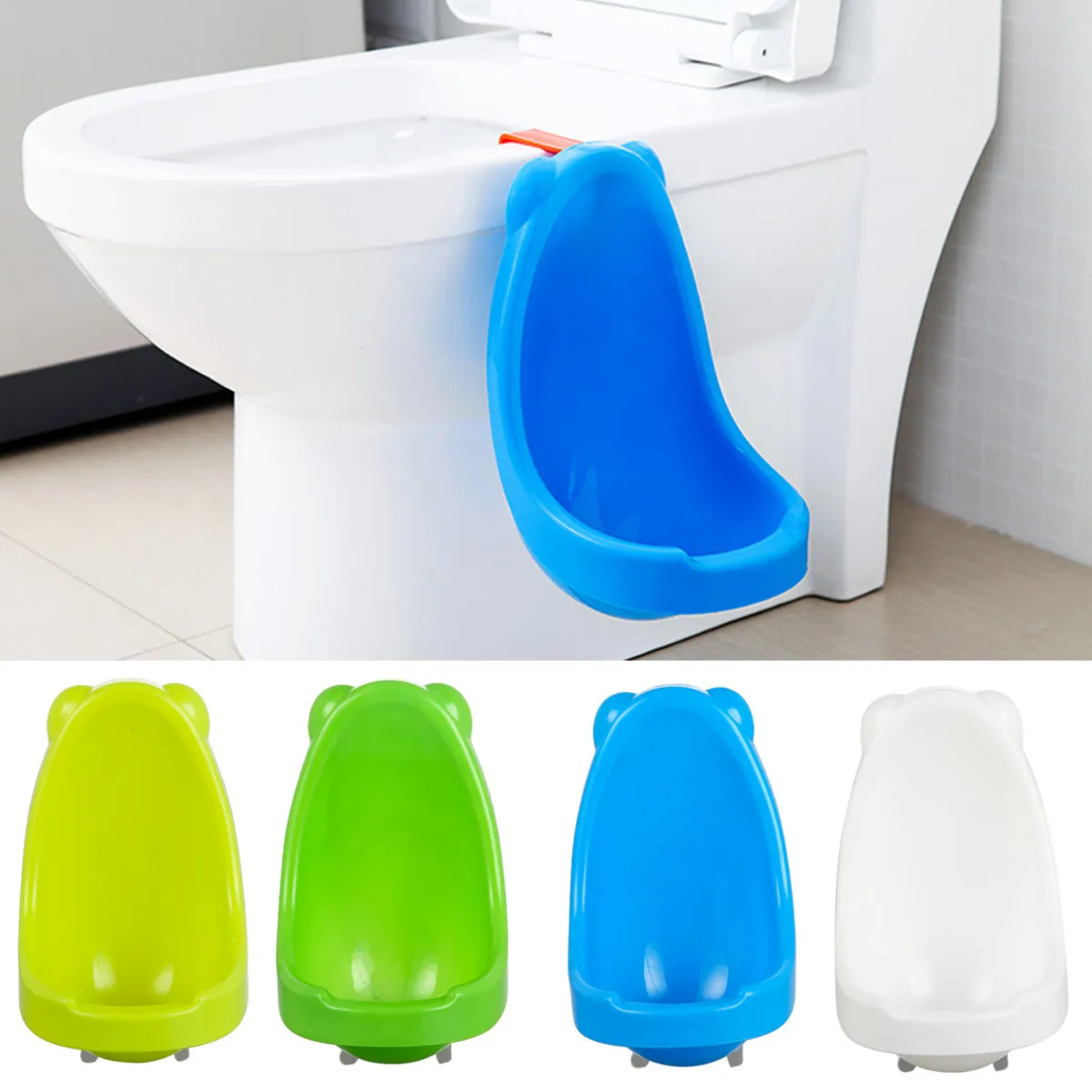 Orinal de entrenamiento portátil para niños, orinal de pie, urinario colgante para baño de bebé, entrenador de orina montado en la pared