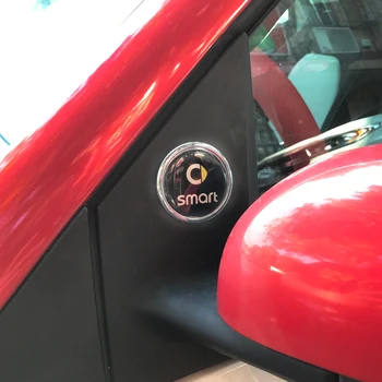 

3D Metal Sticker Exterior Decoration Car Styling Accessories For Mercedes Smart 450 451 453 fortwo forfour Logo Modification