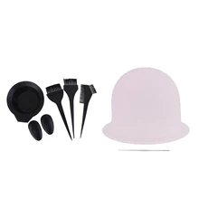 Многоразовый салонный краситель для окрашивания волос колпачок крюк+ чаша кисть для окрашивания набор