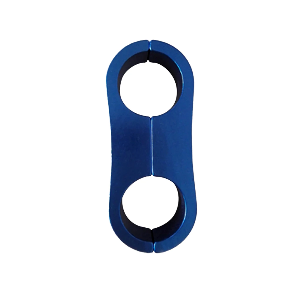 AN8 Hose Separator Easy Install Car Accessories Tool Durable Removable Modified Aluminum Alloy Clamp Dual Hole Keep Tidy Fuel | Автомобили