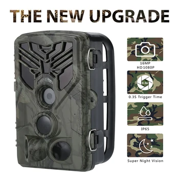 

16MP 1080P Hunting Trail Camera Infrared Night Vision Wild Photo Traps Surveillance Tracking HC810A Wildlife Cameras