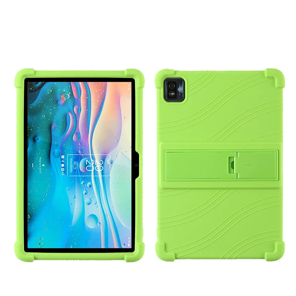 Children's Soft Silicone Stand Case for 10-Inch Tablets - Durable and Protective