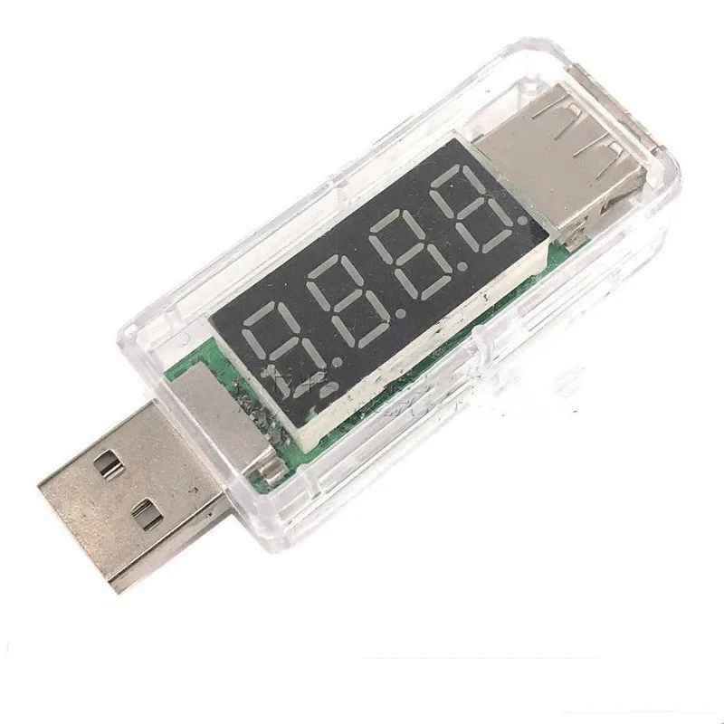 1 шт. модуль измеритель напряжения USB вольтметр измеритель тока обнаруживает usb-устройства светодиодный дисплей модуль связи