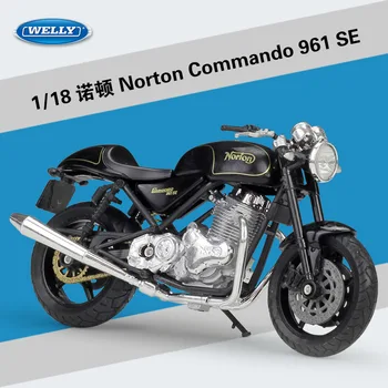 

WELLY Children's Toy Car Model 1:18 Norton Norton Commando 961 SE Simulation Alloy Motorcycle Model