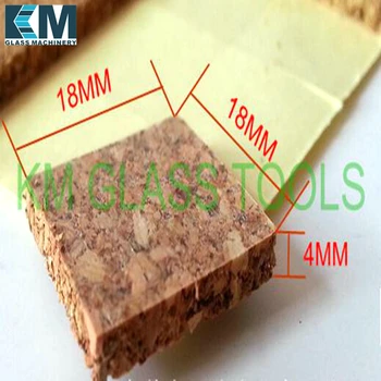 

4.0MM x 18x18 Cork pads,Cork Distance Pads,Glass spacer,glass pads,cork packing,cork gasket,10 square metres per Carton