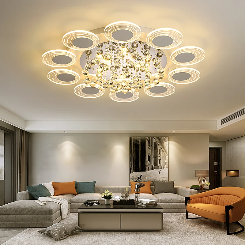 

Led Chandelier Ceiling Lamps LED Ceiling Light Living Room Dining Room Bedroom Lustre lampara Crystal Lighting Fixture