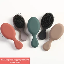 Mini pente de cabelo de crina, portátil, de bolso, escova de cabelo, massageador, pente de cabelo, crina, moda, ferramentas de estilo