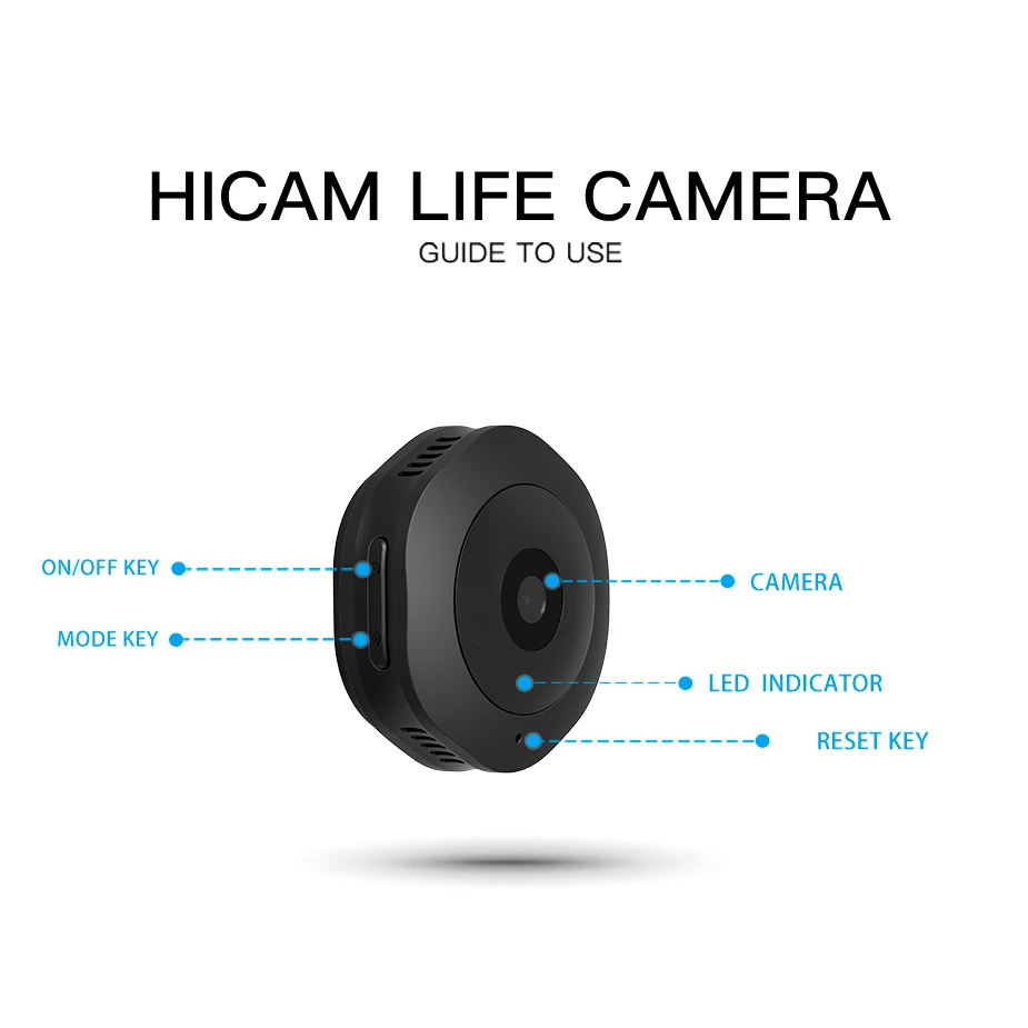 HD микро домашнее Беспроводное видео CCTV Мини охранное видеонаблюдение с Wifi ip