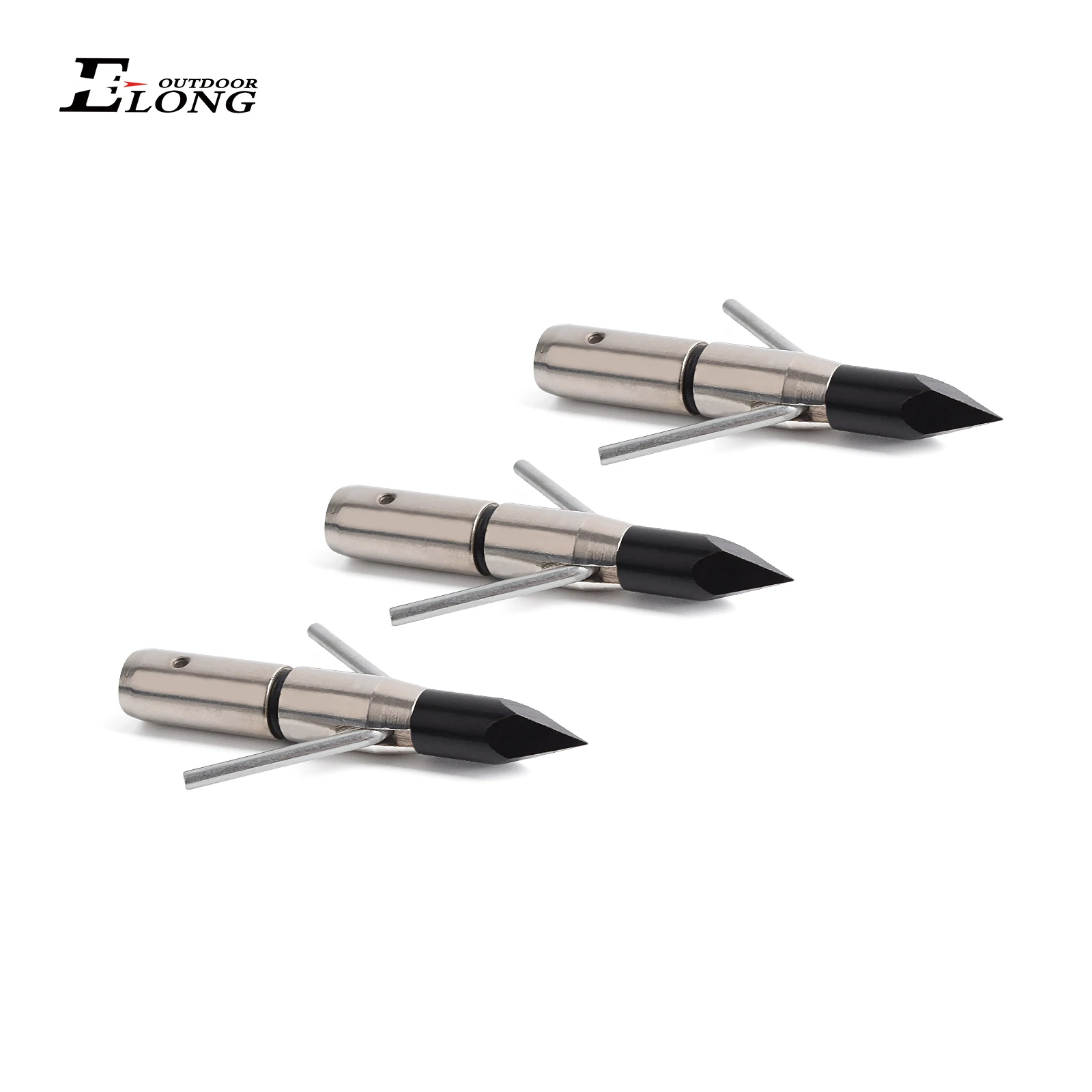 3PCS Fishing Arrow Heads Points Bowfishing Broadheads Bow Fish