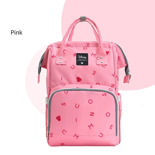 Дисней бежевый милый Дамбо USB сумка для подгузников водонепроницаемый рюкзак для беременных/Сумка для подгузников для мам дорожные сумки для кормления Роскошные Simba Новинка - Цвет: 9