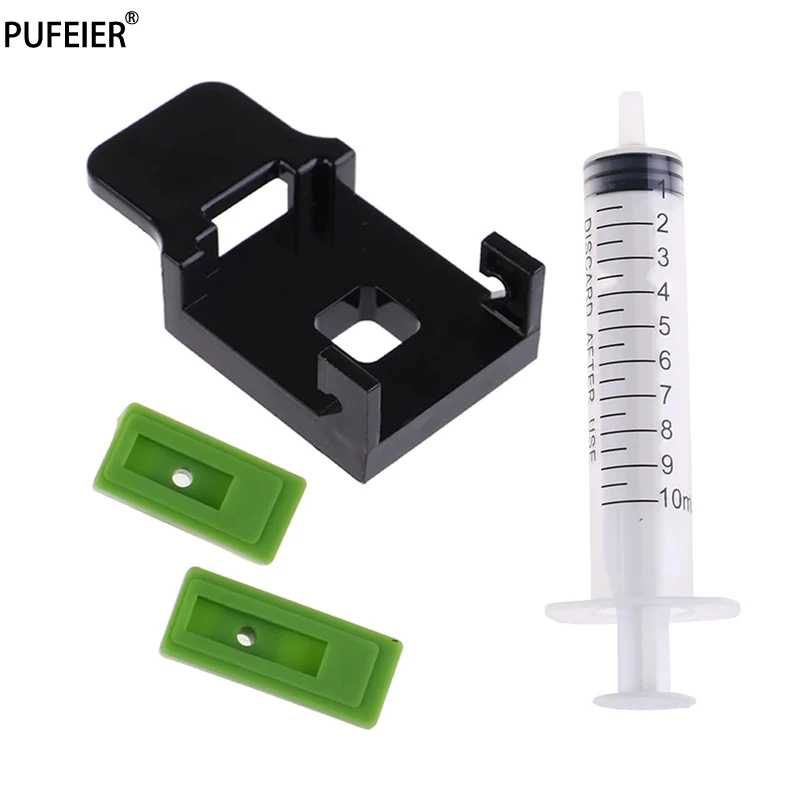 DIY CISS Ink Kit Tool Cartridge Clamp Absorption Clip Pumping Cleaning Part Set With 10ML Syringe Needles Kits For Canon Printer