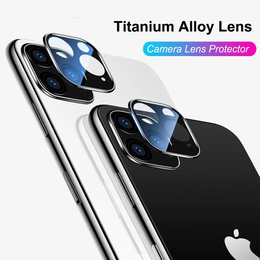 Защитная пленка для камеры Lamorniea 3D из цинкового сплава iPhone 11 pro max чехол защита