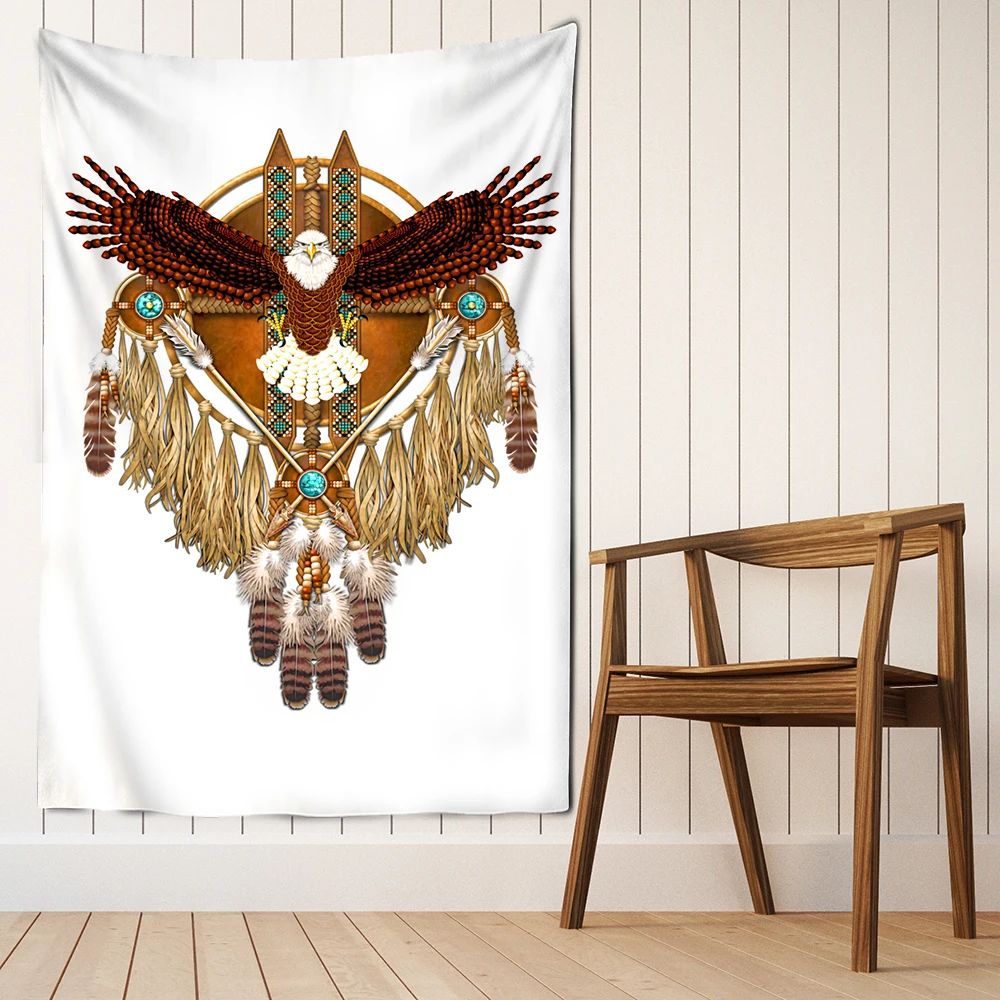 Tapestry Decorations Owl Windbell Wall Hanging