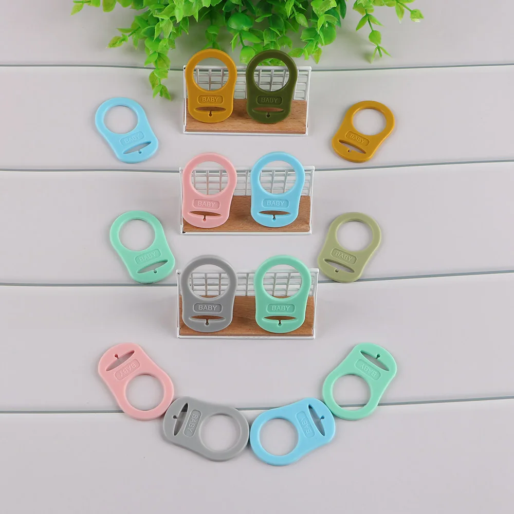 Kovict Baby Pacifier Holder Adapter 10pc Silicone Pacifier Clips
