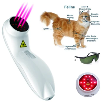 

LLLT Cold Laser Animals Dog Legs Wound Healing Dog Pain Relieve Cats Injury Treatment Device Plus No Side Effect Rechargeable CE