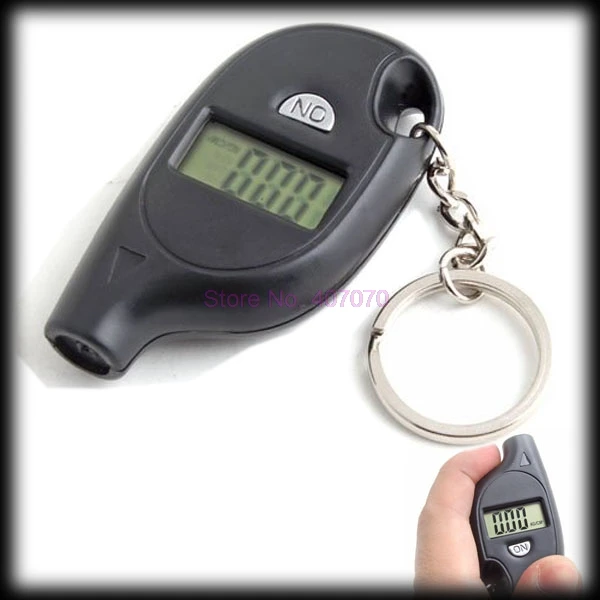 by DHL or Fedex 100pcs Digital Car LCD Tyre Tire Pressure Gauge Keychaindigital lcd tire
