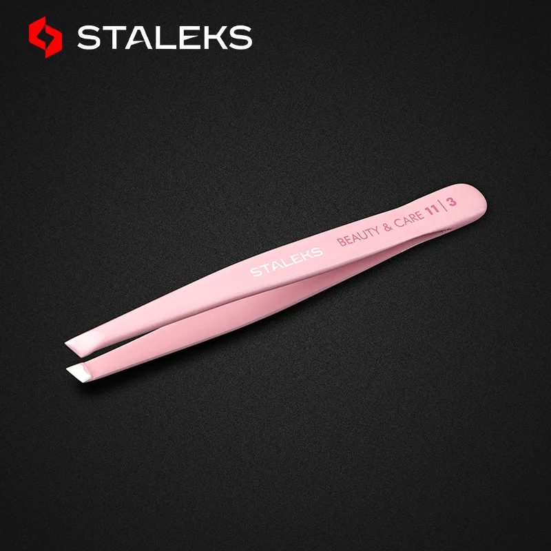 STALEKS 11-3 новые высококачественные пинцеты для бровей из нержавеющей стали