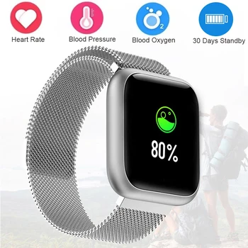 

F11 Smart Watch 2.5D Touch Screen Heart Rate Blood Oxygen Monitor IP68 Waterproof 30 days Standby Bluetooth 5.0 Sport Smartwatch