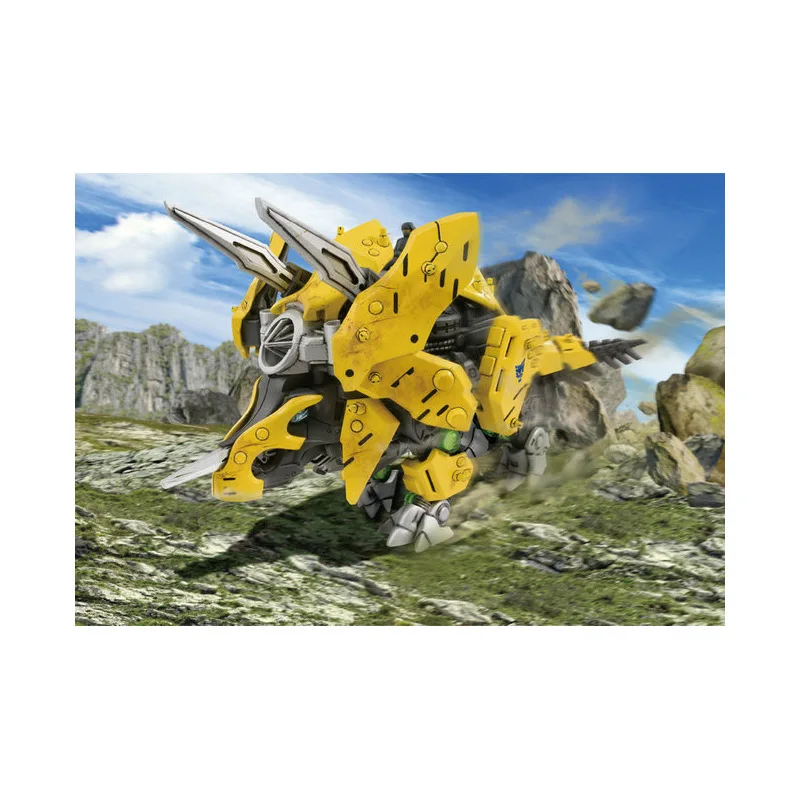 

Dormeuil Model TAKARA Tomy Zakynthos Mechanical Beast Zoids suo si shou Zw11 Assault Triceratops Three ji Dragon
