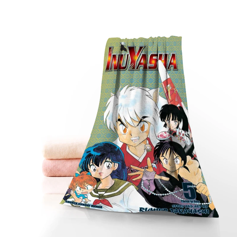 

New Arrival Inuyasha Anime Towels Microfiber Fabric Popular Face Towel/Bath Towel Large Size Towels Bathroom Use For Adults